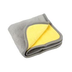 Lampa - Πανάκι καθαρισμού Microfibre (Μικροΐνες) Διπλής Όψης Premium (30x30 cm) - Γκρι / Κίτρινο - 1 τεμ. (L3717.9)