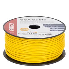 Amio - Μονόκλωνο Καλώδιο Εγκατάστασης CCA 1×1,5mm² 50m – 7,5A / 12-230V - 1 τεμ. (04449/AM)