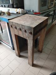 Κούτσουρο Κρεοπωλείου Ξύλινο 50x50 (Πλαναρισμένο) - Πάγκος Κοπής - ΤΙΜΗ ΣΥΖΗΤΗΣΙΜΗ