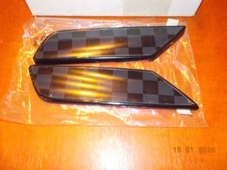 ΔΙΑΚΟΣΜΗΤΙΚΟ ΦΛΑΣ ΦΤΕΡΟΥ MINI F54 / ΣΕΤ / CHECKERED B/G  ''BMW Βαμβακάς''-thumb-1