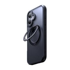 McDodo PC-4931 MagSafe case for iPhone 16 Plus with stand (black)-thumb-1