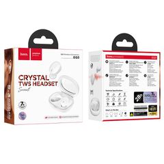 Wireless Hands Free Hoco EQ3 Smart TWS V5.3 με Πλήκτρο Ελέγχου Συμβατό με Siri και 7h Ώρες Λειτουργίας Λευκά-thumb-1