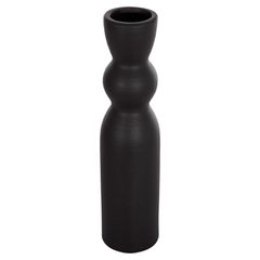 ΕΠΙΤΡΑΠΕΖΙΟ ΚΕΡΑΜΙΚΟ ΔΙΑΚΟΣΜΗΤΙΚΟ SCEPTER HM4614.02 ΜΑΥΡΟ ΜΑΤ Φ8x35Υ εκ.
