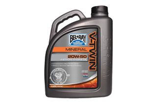 Λιπαντικό BEL-RAY 96905 V-TWIN 20W-50 X4L MINERAL API SN/JASO MA2  97504910502