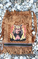 Δερμάτινη Ινδιάνικη Τσάντα ORIGINAL INDIAN BAG code:BR007-thumb-6