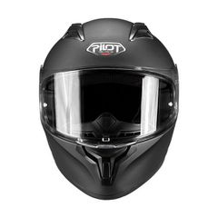 Κράνος Μηχανής Full Face Pilot Flex ECE 22.06 μαύρο ματ-thumb-2
