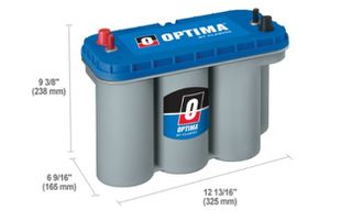 ΜΠΑΤΑΡΙΑ OPTIMA 75Ah 975A AGM ΜΠΛΕ 325x165x238