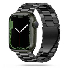 Tech-Protect Λουράκι Ανοξείδωτο Ατσάλι για Apple Watch 44/45/46mm/Ultra 49mm - Μαύρο