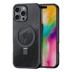 Θήκη Dux Ducis Aimo MagSafe και στήριγμα για iPhone 16 Pro - Μαύρο
