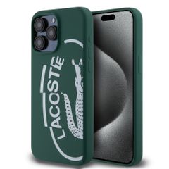 Lacoste Oval Logo Hard Case Θήκη προστασίας από Σιλικόνη για iPhone 15 Pro Max Πράσινο/Λευκό