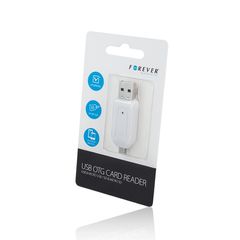 Forever - USB OTG Card Reader - White-thumb-2