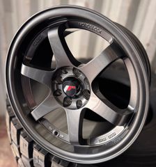 ΖΑΝΤΕΣ 15'' JAPAN RACING(JR3) 4X100/108(ΔΙΠΛΟ ΚΑΡΕ) 15X8 GUNMETAL GRAY ΚΑΙΝΟΥΡΙΕΣ-thumb-1