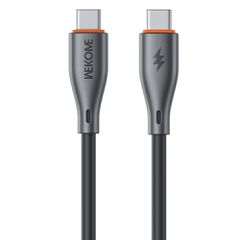 WK USB 2.0 Cable USB-C male - USB-C 65W 1m - Μαύρο