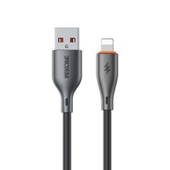 WK WDC-67i USB-A to Lightning Cable 12W 1m - Μαύρο