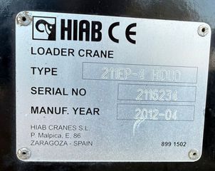 Γερανοί - Φορτηγά Με Γερανό Hiab 2012 XS 211 EP-4 HIDUO-thumb-5