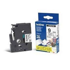 Πλαστικοποιημένη Ταινία για Στυλό Brother TZE221 Μαύρο/Λευκό