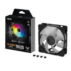 Asus TR120-1/BK TUF Gaming TR120 ARGB Case Fan με Σύνδεση 4-Pin PWM