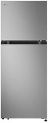 LG GTBV22PYNJ Δίπορτο Ψυγείο 217lt , Total NoFrost , E , Υ144,5xΠ55,5xΒ63,7 εκ. , Inox