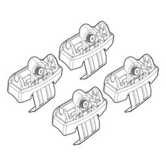ΑΚΡΑ ΓΙΑ ΜΠΑΡΕΣ NORDRIVE ΓΙΑ MAZDA CX-3 06/15+ KIT  N21180