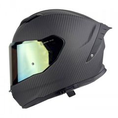 Κράνος Μηχανής Full Face Pilot Stealth SV 100% Carbon + extra χρυσό ιρίδιο ζελατίνα