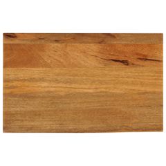 vidaXL Επιφάνεια Τραπεζιού 50x20x2,5 εκ. Live Edge Μασίφ Ξύλο Μάνγκο