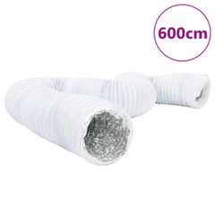 vidaXL Σωλήνας Εξαερισμού 6 μ. Ø10 εκ. Αλουμινίου/PVC