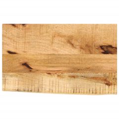 vidaXL Επιφάνεια Τραπεζιού 50x20x2,5 εκ. Live Edge Μασίφ Ξύλο Μάνγκο