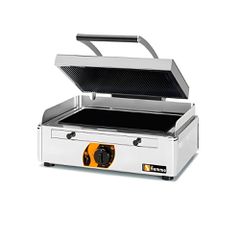 Ηλεκτρική τοστιέρα και grill Vitro ,  Ισχύς: 3.4kW, Διαστάσεις Τοστιέρας: 640x445x245mm ,  Άνω Πλάκα Ραβδωτή/Κάτω Πλάκα Λεία