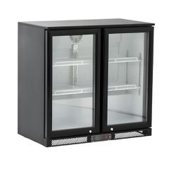 Ψυγείο Bar Cooler - Ψυχόμενη , 2 διάφανες ανοιγόμενες πόρτες , 280W , Χωρητικότητα 220 Lt , 900x505x895mm