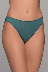 High Leg Σλιπ Bikini Bamboo - Πράσινο