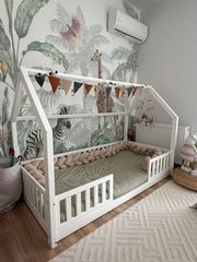 ΚΡΕΒΑΤΙ ΣΠΙΤΑΚΙ MONTESSORI 1.90*0.90 ΥΨΟΣ 1,40