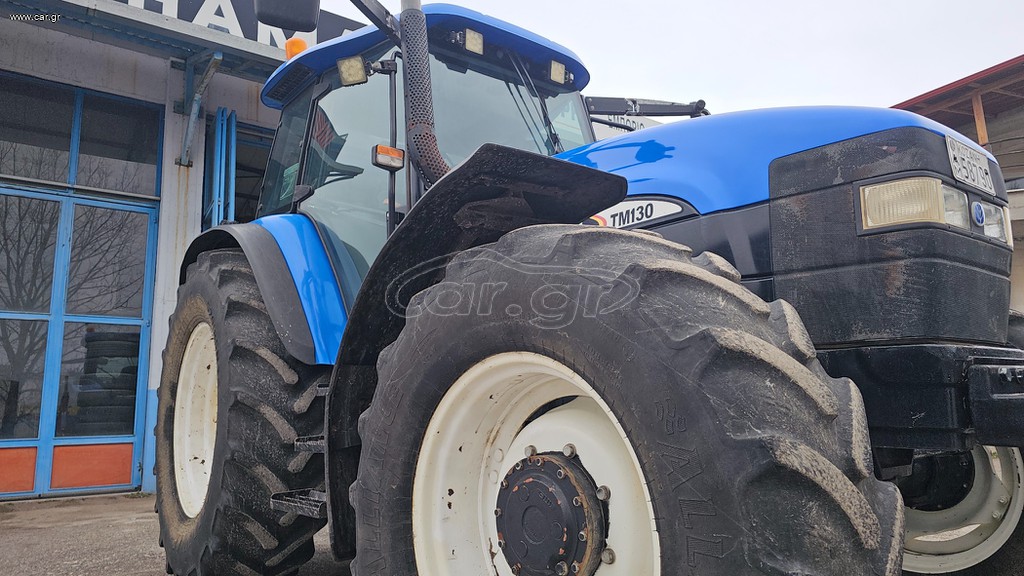 Τρακτέρ New Holland 2005 TM 130. Υπάρχουν διαθέσιμα και ολα τα παρελκόμενα