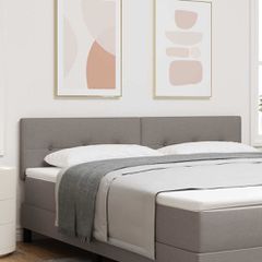 LED κεφαλάρι Taupe ύφασμα 3338152