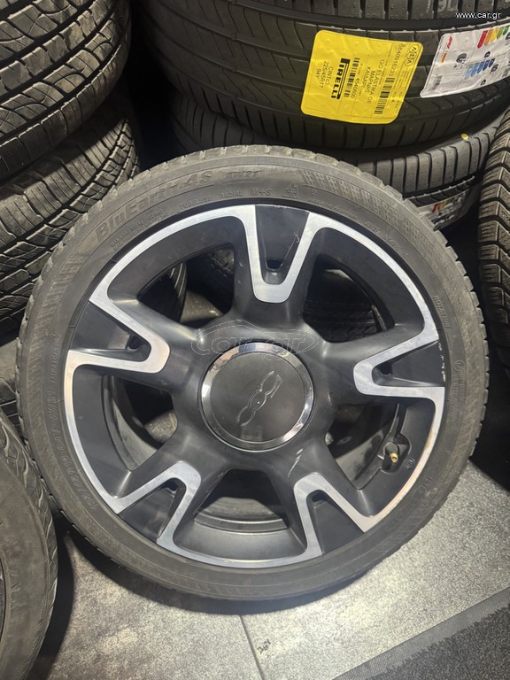 ΖΑΝΤΟΛΑΣΤΙΧΑ 16” 4X98 FIAT 500 ΜΕ ΕΛΑΣΤΙΚΑ 195/45/16  (4 TEM) ***TYRES-SHOP ΠΑΡΑΔΕΙΣΗΣ***
