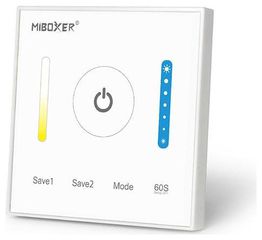 DIMMER ΧΩΝΕΥΤΟ ΓΙΑ ΤΑΙΝΙΑ LED CCT 15A 2 ΚΑΝΑΛΙΑ DC12V/180W 24V/360W