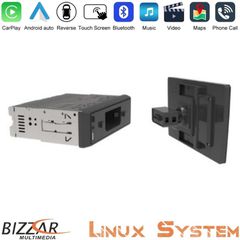 Bizzar 1DIN Deck Multimedia Deckless 11" με Carplay/AndroidAuto CA106W-thumb-1