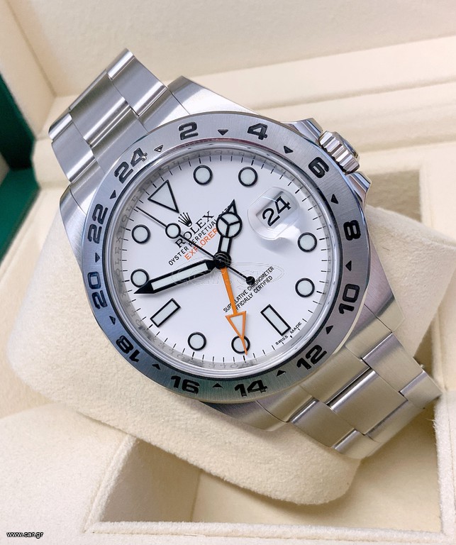 Rolex Replica Explorer II 42mm White Dial