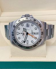 Rolex Replica Explorer II 42mm White Dial-thumb-2