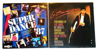 Τρεις  Δισκοi 33 στροφων, Super Dance '87 , &  La Bamba.