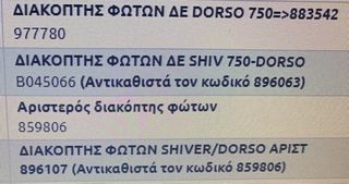 αριστερος διακοπτης dorsoduro/shiver-thumb-2
