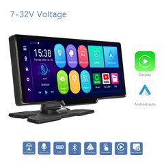 10.26" Φορητό Android Car Stereo 4+64 GB με CarPlay, Android Auto, GPS, BT – Οθόνη Αυτοκινήτου