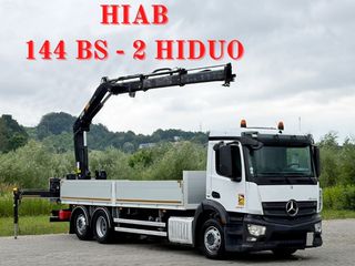 Γερανοί - Φορτηγά Με Γερανό Mercedes-Benz 2015 ANTOS 2540 * HIAB 144 BS - 2 HIDUO
