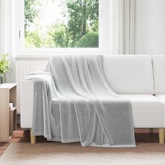 vidaXL Κουβέρτα Γκρι 150 x 200 cm Μαλλί