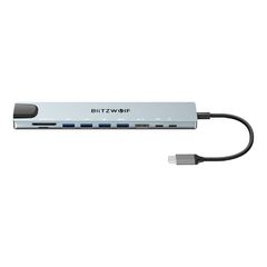 Docking Station Blitzwolf BW-TH5 10in1 USB-C (silver)-thumb-1
