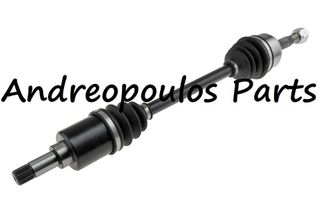 ΗΜΙΑΞΩΝΙΟ  CITROEN SAXO (S0, S1) 1.0/1.1/1.4 96-03,PEUGEOT 106 II (1A_, 1C_) 1.0/1.1/1.4 99-04 4 Μπουλονια Αριστερο Χωρις ABS 21-22Δοντια