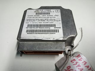 Εγκέφαλος / Μονάδα Ελέγχου Αερόσακων ( Airbag Control Unit - ACU ) Siemens  RENAULT ESPACE  1996 - 2002  με κωδικούς  6025313596 D ,  5WK42851 ,  Breed 90T007001