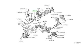 ΦΛΑΝΤΖΑ EGR  NISSAN 1471900Q1A-thumb-1