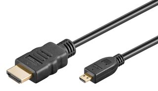 GOOBAY καλώδιο micro HDMI σε HDMI 53784 με Ethernet, 4K/60Hz, 1.5m, μαύρο