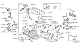 ΣΩΛΗΝΑΚΙ ΚΑΥΣΙΜΟΥ  NISSAN 1755557Y10