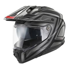 Κράνος Μηχανής Full Face Givi H80.1 Apex Black/Titan/Red Fiberglass